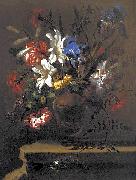 Bartolome Perez Vase of Flowers. oil painting